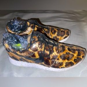 Nike ID size 9US custom Cheetah print Pony Hair